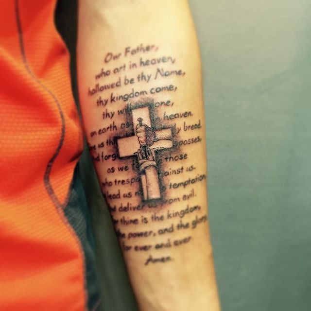 cross tattoo 93