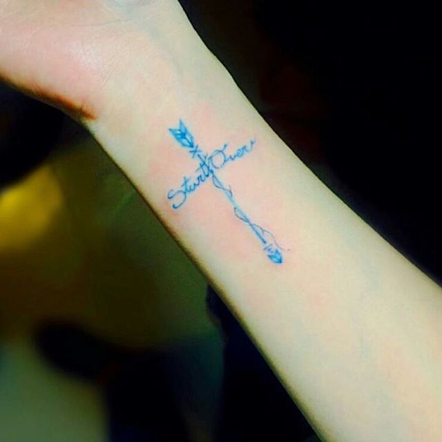 cross tattoo 95