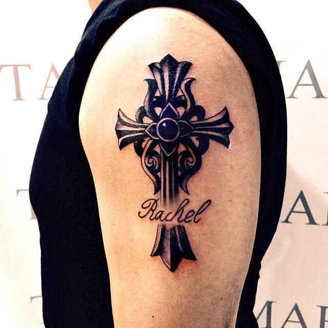 cross tattoo 97
