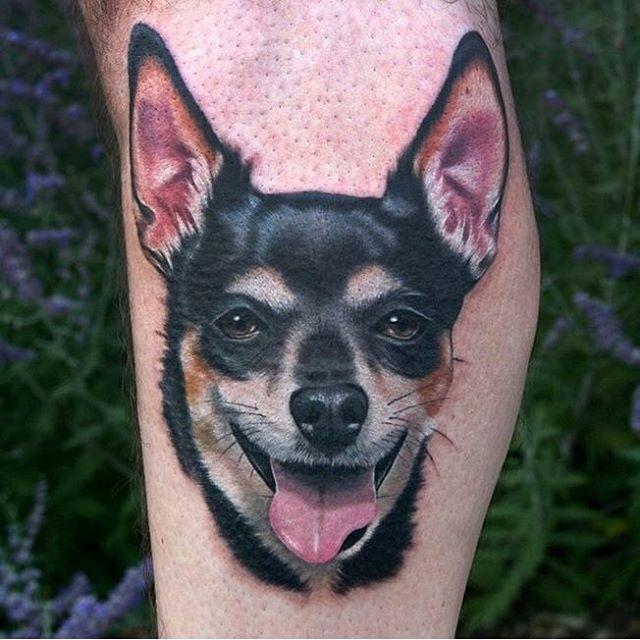 dog tattoo 111