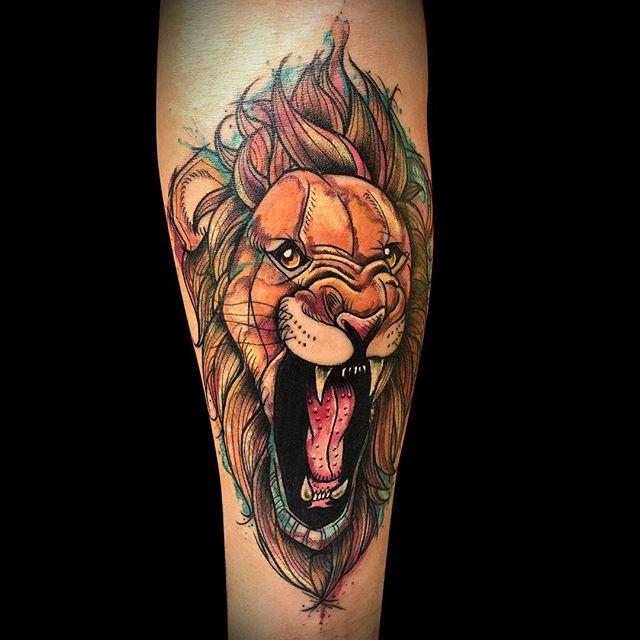 lion tattoo 85