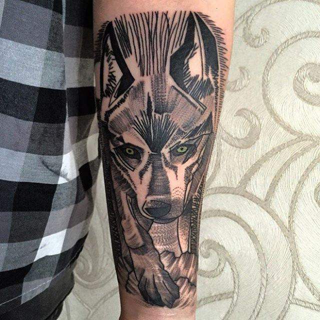 wolf tattoo 111