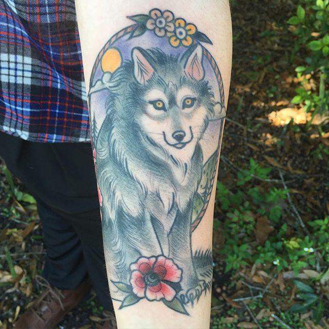 wolf tattoo 125