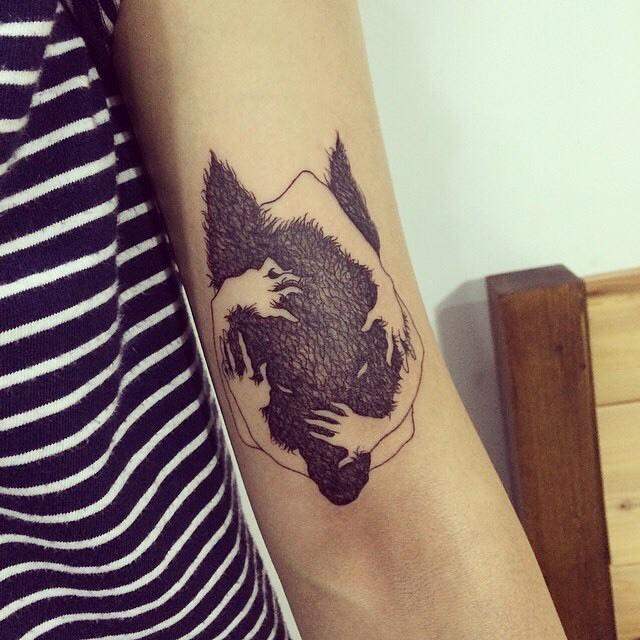70 Small Wolf tattoos - Symbolism and Meaning