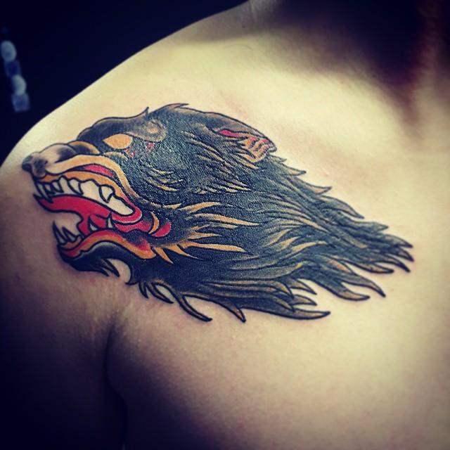 wolf tattoo 45