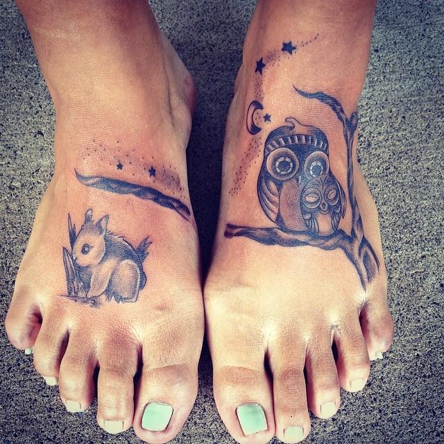 tatuaje en el pie 121
