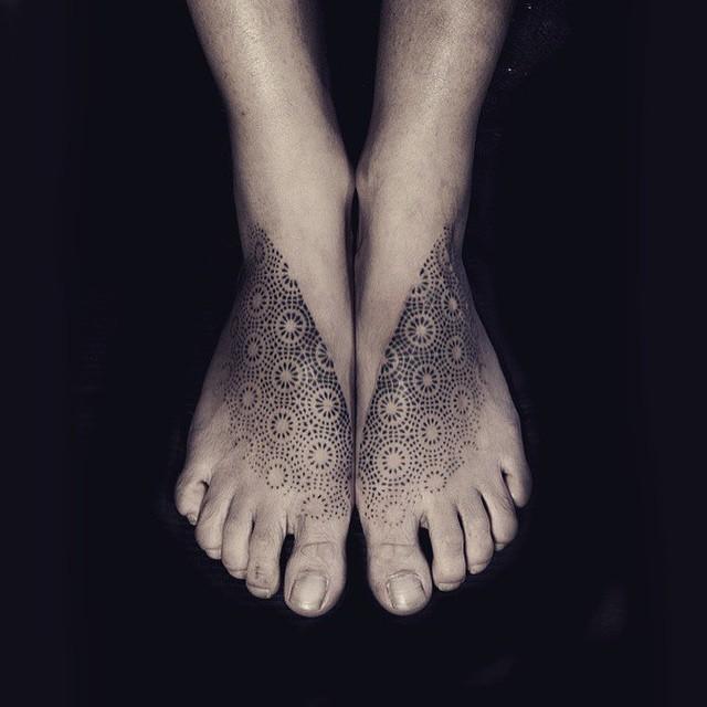 tatuaje en el pie 381
