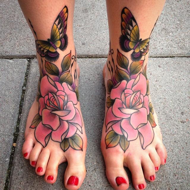tatuaje en el pie 491