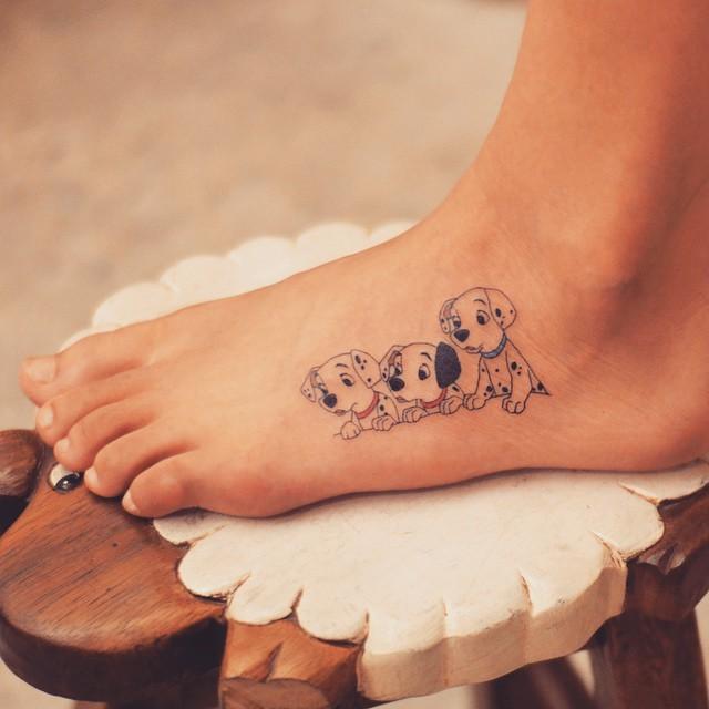 tatuaje en el pie 51