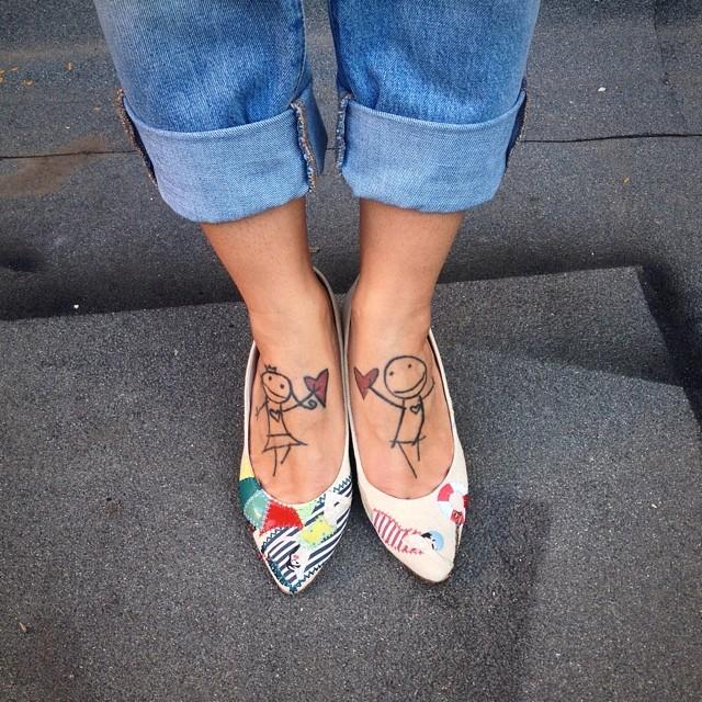 tatuaje en el pie 581