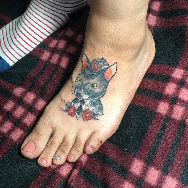 tatuaje en el pie 651