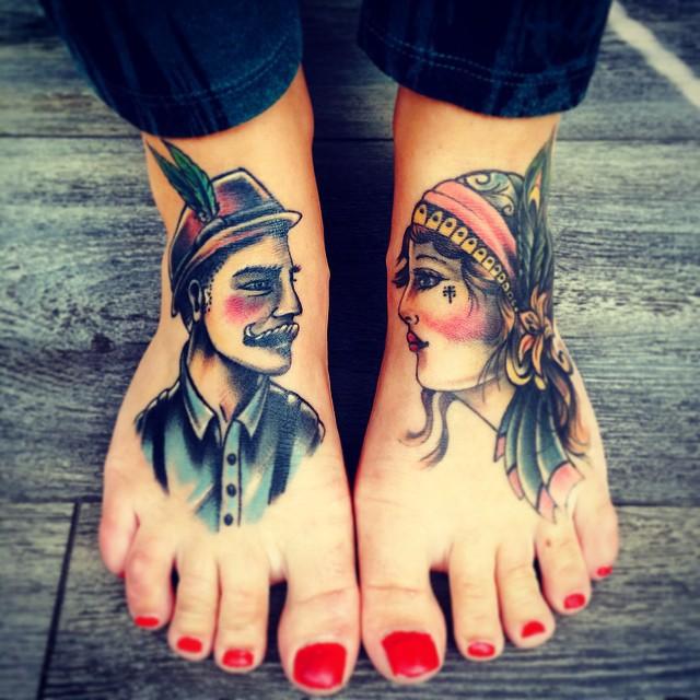 tatuaje en el pie 821