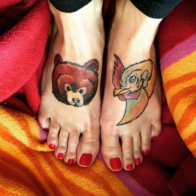 tatuaje en el pie 91