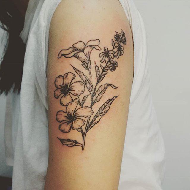 tatuaje flores 401