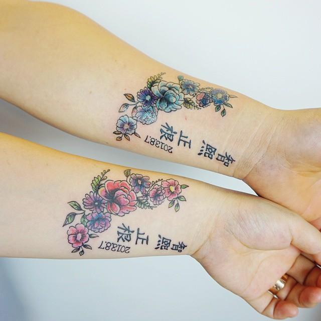 tatuaje pareja de novios 151