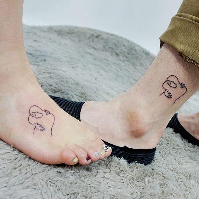 tatuaje pareja de novios 551
