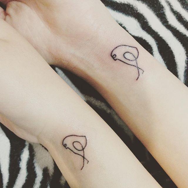 tatuaje pareja de novios 611