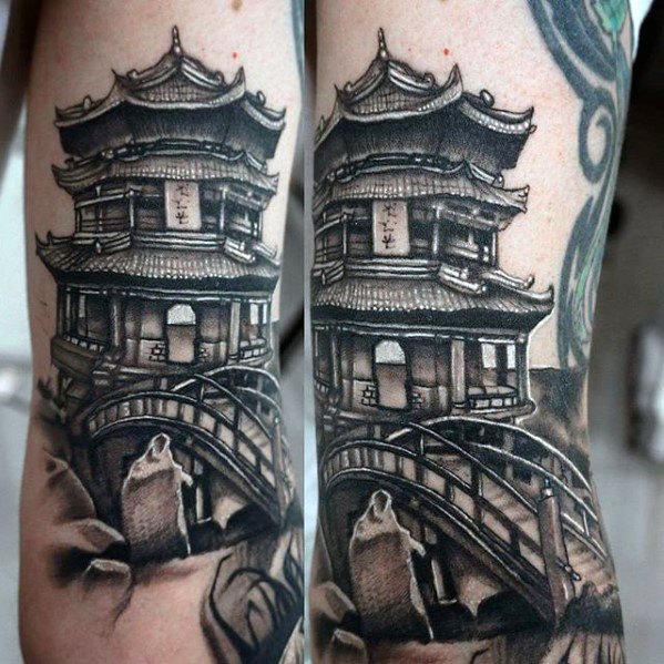 tatuaje pagoda 10