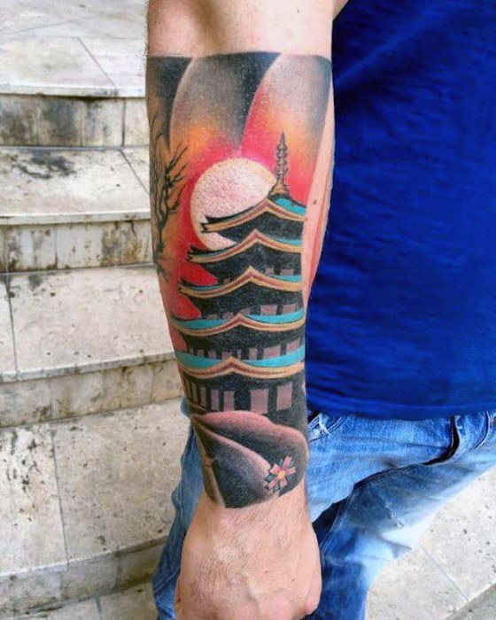 tatuaje pagoda 24