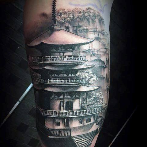 tatuaje pagoda 74