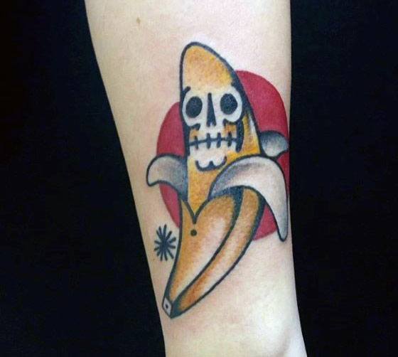 tatuaje banana platano 34