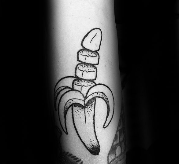 tatuaje banana platano 68