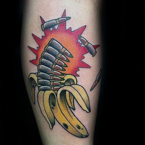 tatuaje banana platano 80