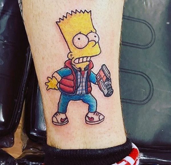 43 Tatuajes de Bart Simpson ¿Qué simbolizan estos diseños?