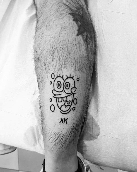 tatuaje bob esponja 68