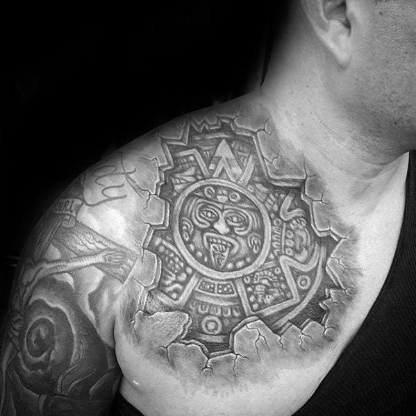 tatuaje calendario maya 34