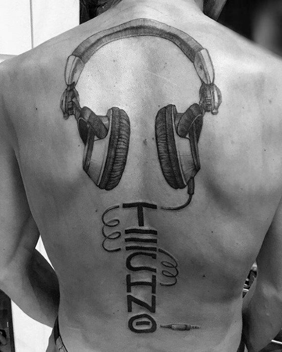 tatuaje cascos auriculares 18