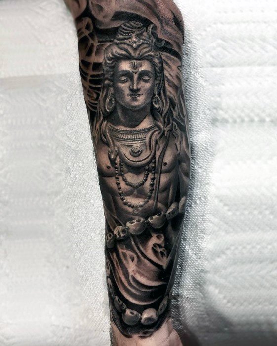 50 Tatuajes del Dios Shiva (con el significado)