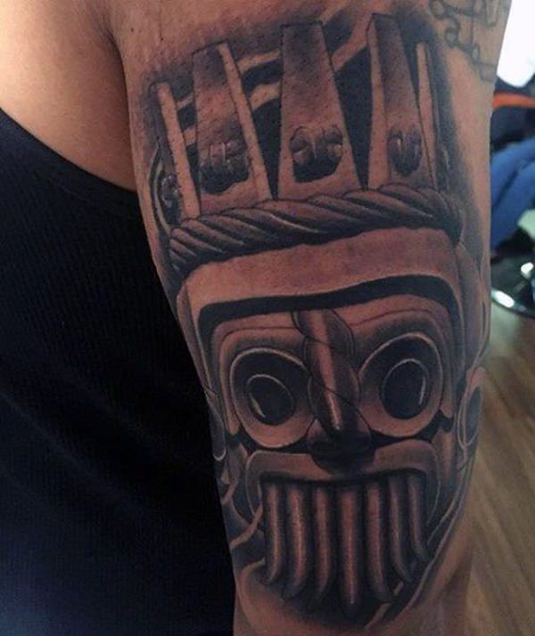 tatuaje azteca 123