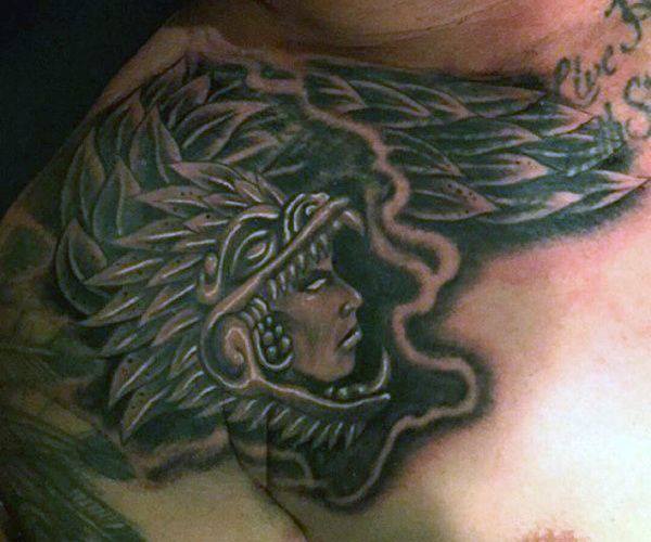 tatuaje azteca 128
