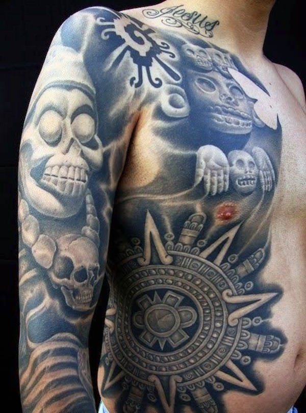 tatuaje azteca 137