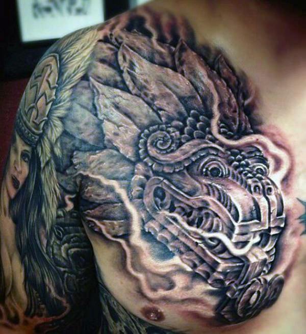 tatuaje azteca 139