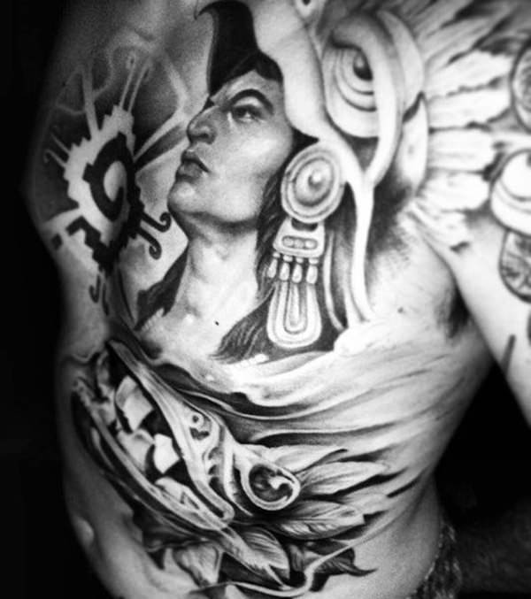 tatuaje azteca 141