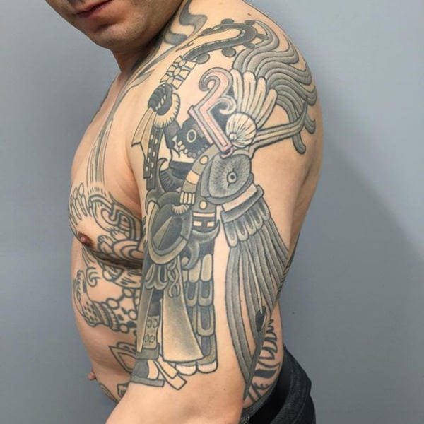 tatuaje azteca 143
