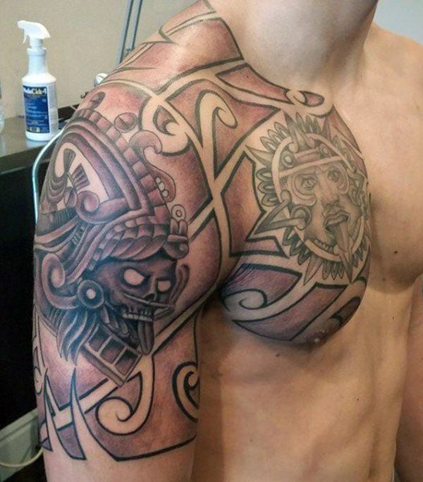 tatuaje azteca 148