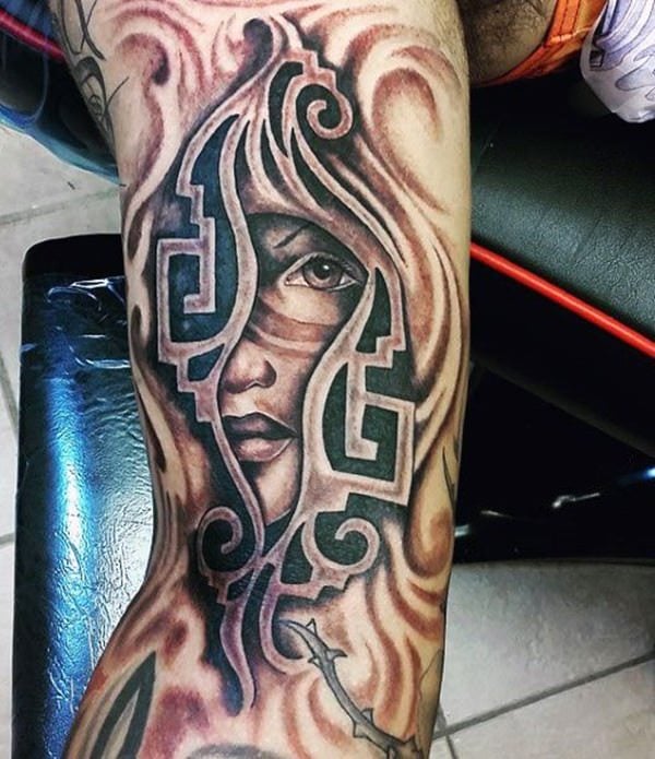 tatuaje azteca 149