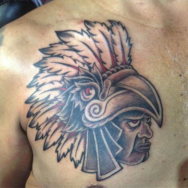 tatuaje azteca 156