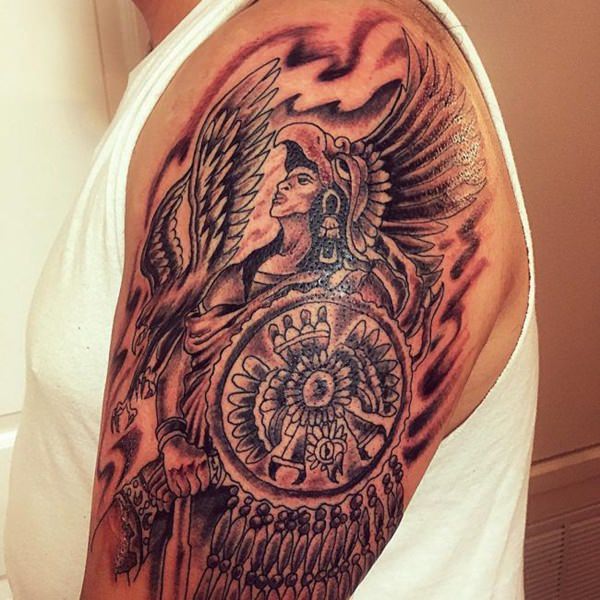 tatuaje azteca 179