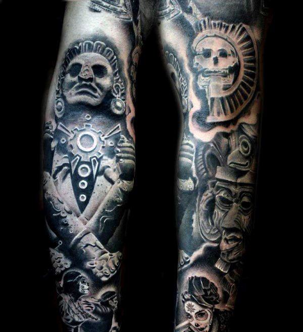 tatuaje azteca 199