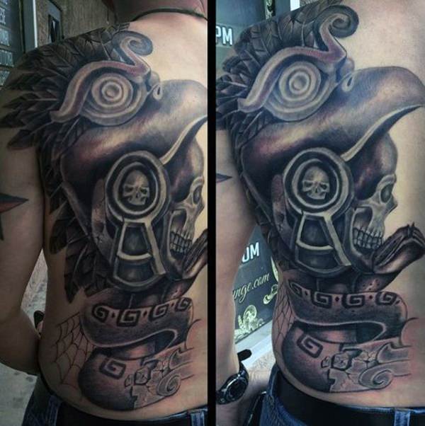 tatuaje azteca 206