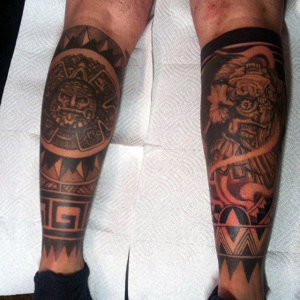 tatuaje azteca 218