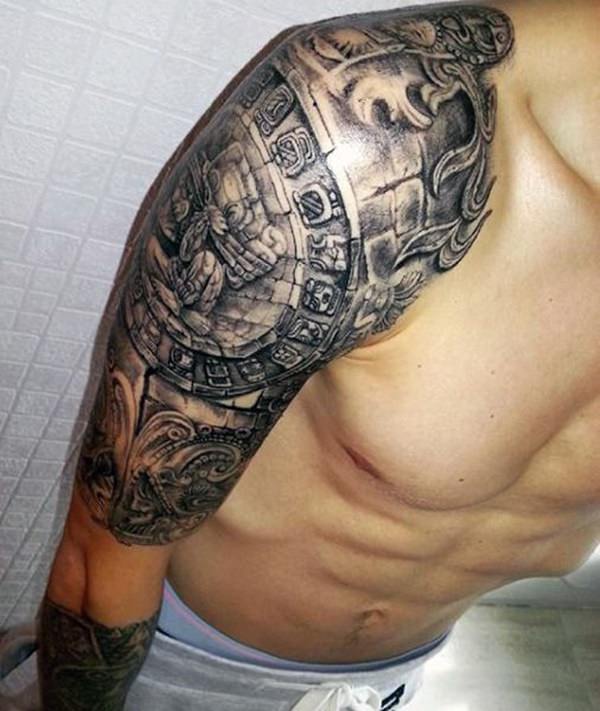 tatuaje azteca 219