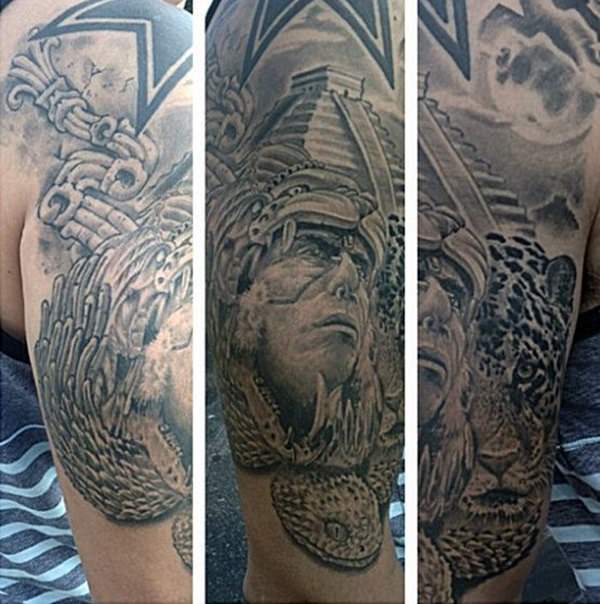 tatuaje azteca 221