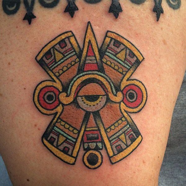 tatuaje azteca 223