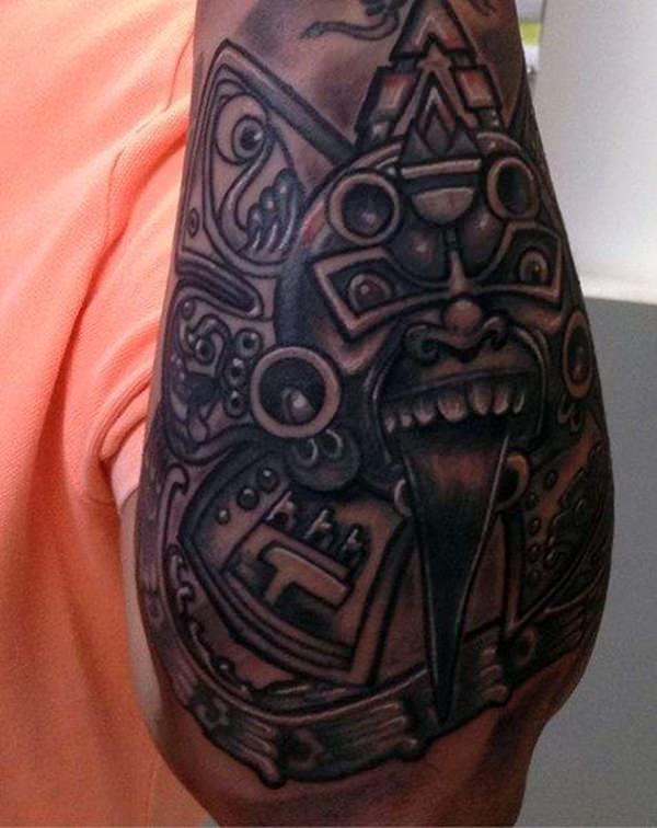 tatuaje azteca 225