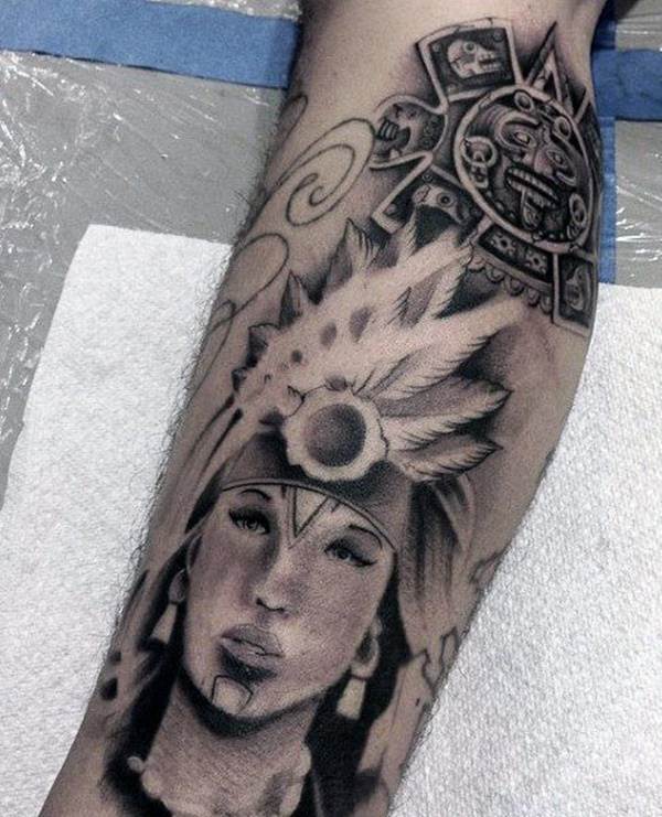 tatuaje azteca 230